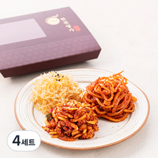 녹선 건어물반찬 실오채 50g + 보리새우볶음 50g + 진미채조림 100g, 4세트