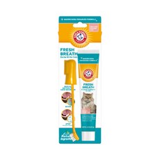 ARM&HAMMER 貓用3合1潔牙套組，含天然烘焙蘇打, 67.5g, 1組