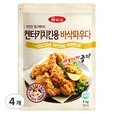 움트리 켄터키 치킨용 바삭 파우다, 1kg, 4개