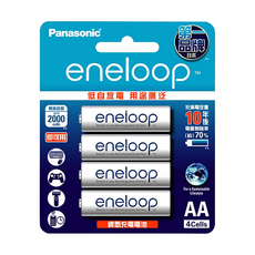 Panasonic eneloop 台灣公司貨 鎳氫充電電池3號 BK-3MCCE4BTW, 4顆, 1組