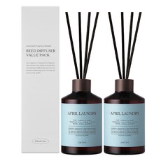 에이센트 실속형 디퓨저, 에이프릴런더리, 200ml, 2개
