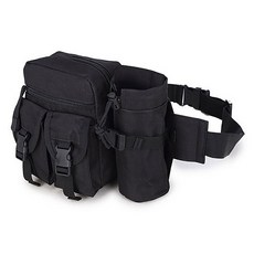Addedit Sports Inbottle Hipsack + 鑰匙圈, 黑色的