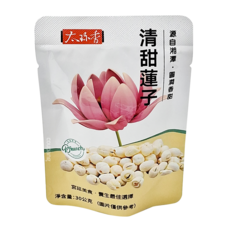 太珍香 清甜蓮子, 源自淨潭 圓潤香甜, 30g, 1包
