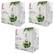 if 純椰子汁6入組, 100%純椰子水, 1公升 x 6入, 1L, 3組