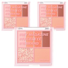 16 brand 迷你雜誌6色彩妝盤 Vol.10 Mermaid Coral Mood, 3個