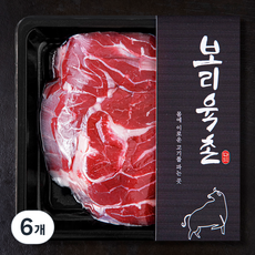 보리육촌 국내산 소고기 사태 덩어리 수육 국거리용 (냉장), 250g, 6개