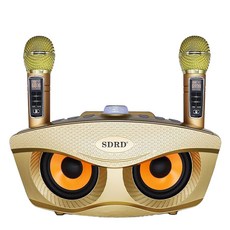 SDRD 貓頭鷹麥克風音響 SD-306, 可攜式KTV音箱, DE985J06