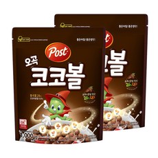 포스트 오곡 코코볼 시리얼, 1kg, 2개