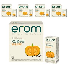 황성주박사의 국산콩 두유 검은콩 단호박, 190ml, 80개