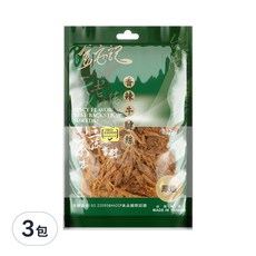 金安記 香辣牛腱絲, 厚透, 台灣製造, 60g, 3包