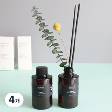 모리앤 피노브라운 센슈얼 향기디퓨저, 파리 앤 파우더 크림, 120ml, 4개