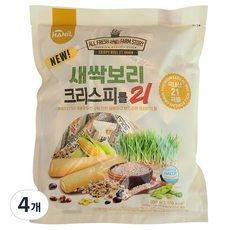 한일제과 새싹보리 크리스피롤 21곡, 4개, 500g