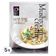 청정원 버섯크림 스파게티소스, 250g, 5개