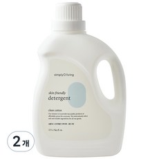 심플리오 스킨프렌들리 유아세제 클린코튼향 2.5L, 2개