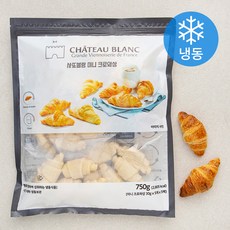 샤또블랑 미니 크로와상 25입 (냉동), 1개, 750g