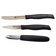 ZWILLING 雙人 TWIN Grip 刀具 3個, 鋸齒刀, 水果刀, 削皮刀, 1組