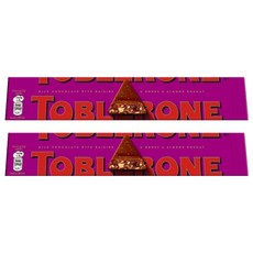 TOBLERONE 瑞士三角巧克力 葡萄堅果口味, 100g, 2條