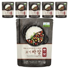 Chilkab Nongsan 即食韓式豬肉炸醬, 180克, 6個