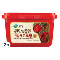 짠맛줄인 건강한 고추장, 2kg, 2개