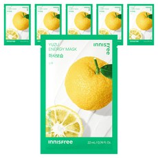 이니스프리 New 유자 에너지 마스크 22ml, 1개입, 6개