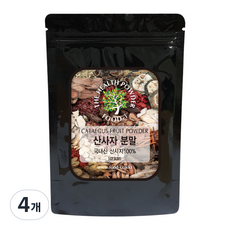 스쿨아이 국내산 산사자 분말, 200g, 4개
