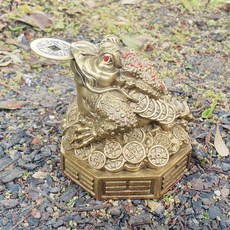 풍수백화점 재물과 복을 부르는 황동 삼족두꺼비