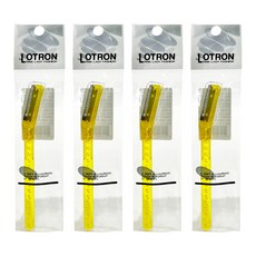 LOTRON安全刮眉刀, ABS樹脂+不鏽鋼安全刀片, 規格9*0.7*0.7cm, 台灣產, 顏色隨機, 4支