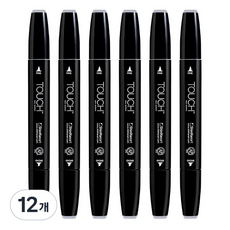 터치 신한 트윈마카 COOL GREY CG3, 1색, 12개