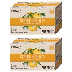 다하다 스윗 유자, 1g, 20개입, 2개 20g, 20개입, 2개