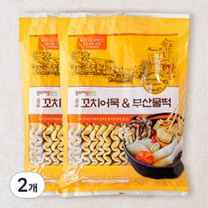 곰곰 꼬치어묵 & 부산 물떡 (냉동), 1kg, 2개
