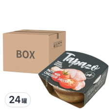 Tapazo 特百滋 開胃三層杯 犬用 獵人雞肉小排, 80g, 24罐