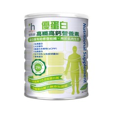 易而善 優蛋白高纖高鈣營養素 奶粉, 900g, 1罐