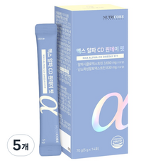 뉴트리코어 맥스 알파 CD 원데이 핏, 14회분, 5g, 5개