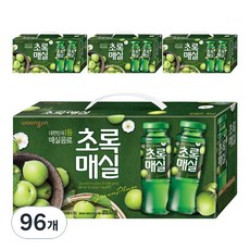 웅진 초록매실 음료선물세트, 180ml, 96개