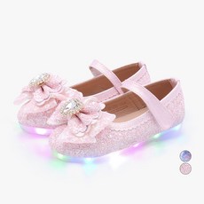 Keyfant 女童閃光心形 LED 鞋 K-69