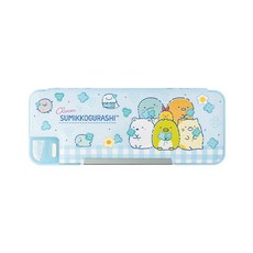 San-X 角落生物 硬殼鉛筆盒, 日本產 文具盒, 藍色, 1個