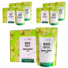카페베네 청포도에이드 파우치음료, 190ml, 50개