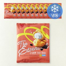 삼립 카페스노우 쿠키앤크림 왕슈 (냉동), 1.296kg, 12개, 4개입