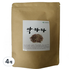 청명약초 박하차 티백 국내산, 1.2g, 20개입, 4개