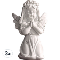 禱告的天使裝飾少女, 3個