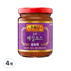 이금기 오뚜기 중화 매실소스, 260g, 4개