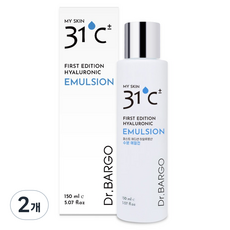 닥터바르고 퍼스트 에디션 히알루론산 수분 에멀전, 150ml, 2개