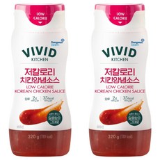 비비드키친 저칼로리 치킨양념소스, 320g, 2개