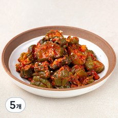 초록들 매실오이지 양념무침, 300g, 5개