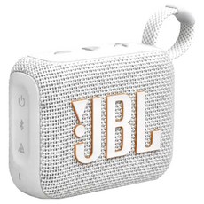 JBL 可攜式防水藍牙喇叭 GO 4, IP67防水防塵, 7小時電力續航, Pro Sound強勁低音, Auracast多喇叭串連, 白色