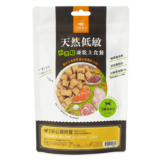 DOG CAT STAR 汪喵星球 全齡貓 天然低敏凍乾主食餐 小方粒型, 保留完整營養, 口感酥脆, 雞肉, 80g, 1包