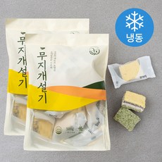 창억떡 무지개설기 10입 (냉동), 500g, 2팩