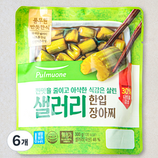 풀무원 샐러리 한입장아찌, 300g, 6개