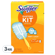 Swiffer Duster除塵撢子入門組 180 手柄 30cm+替換裝 5入, 3組, 混色