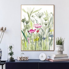 꽃수채화액자세트